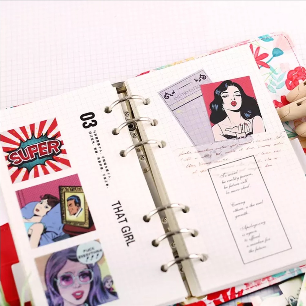 50 pcs Vintage Magazine Decorative Stickers Arts and Crafts DIY - Picture 2 of 11